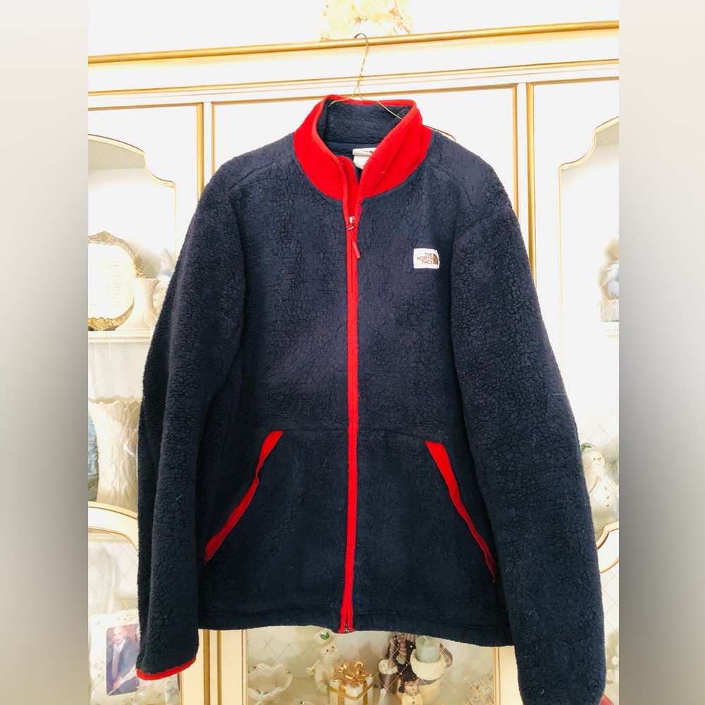 The North Face men’s blurred trimmed fleece jacket size L